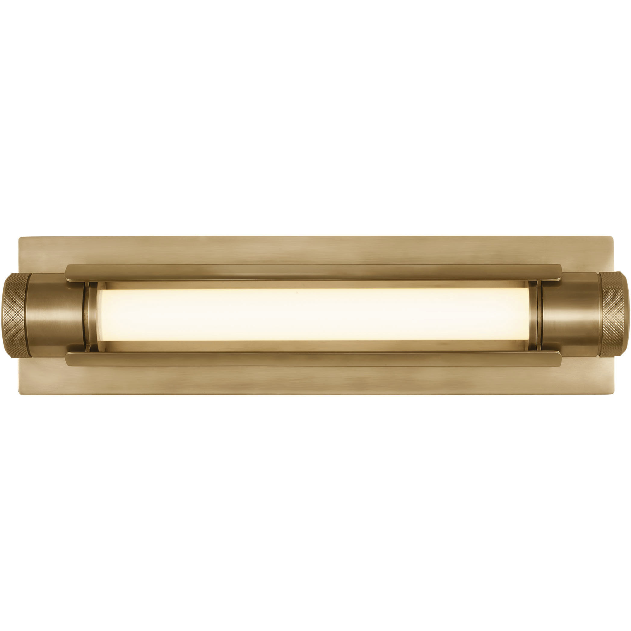 Avroko Capa LED 18 inch Hand Rubbed Antique Brass Vanity Light Wall Light