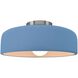 Radiance Collection - Spire LED 10 inch Sky Blue Semi-Flush Ceiling Light, Form+Finish+Function