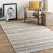 Lily 108 X 72 inch Taupe Rug, Rectangle