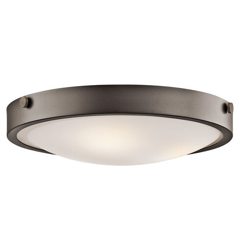 Lytham 3 Light 17 inch Olde Bronze Flush Mount Light Ceiling Light