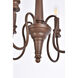 Flynx 4 Light 14 inch Weathered Oak Pendant Ceiling Light
