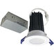 M2 Matte Powder White Mini Recessed Downlight, Round Reflector