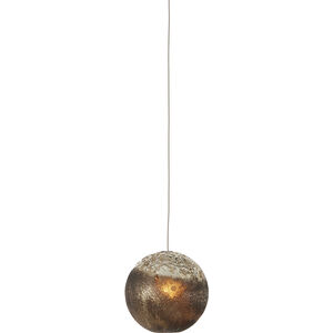 Pathos 1 Light 5.5 inch Antique Silver and Antique Gold and Matte Charcoal Multi-Drop Pendant Ceiling Light