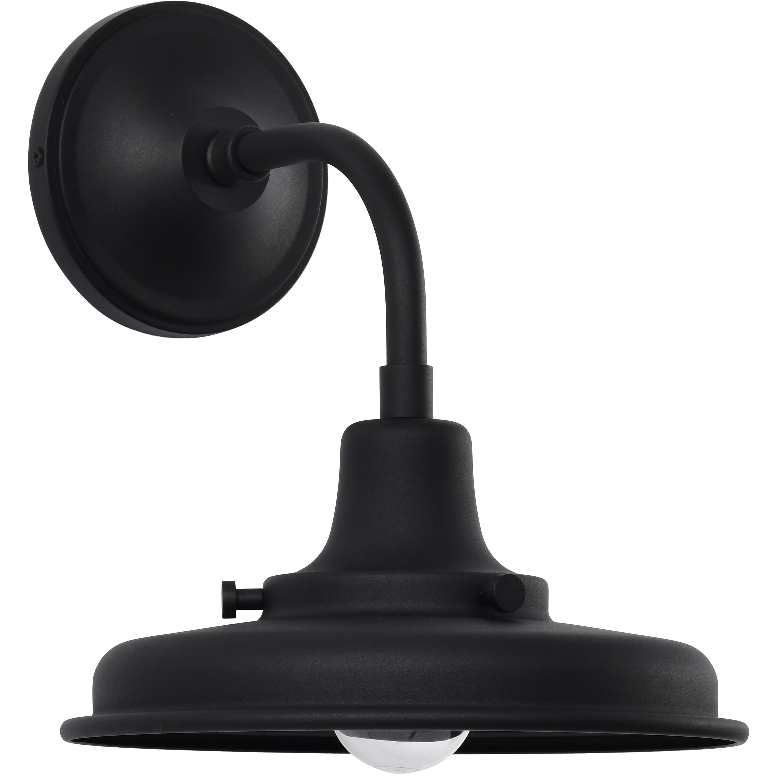 Morris 11.63 inch Black Outdoor Wall Light