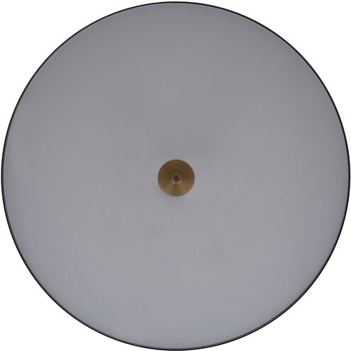 Kelvin LED 15.63 inch Black/Gold Pendant Ceiling Light in Black And Gold