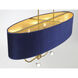 Van Noord 6 Light 48 inch Oxidized Aged Brass Island Chandelier Ceiling Light