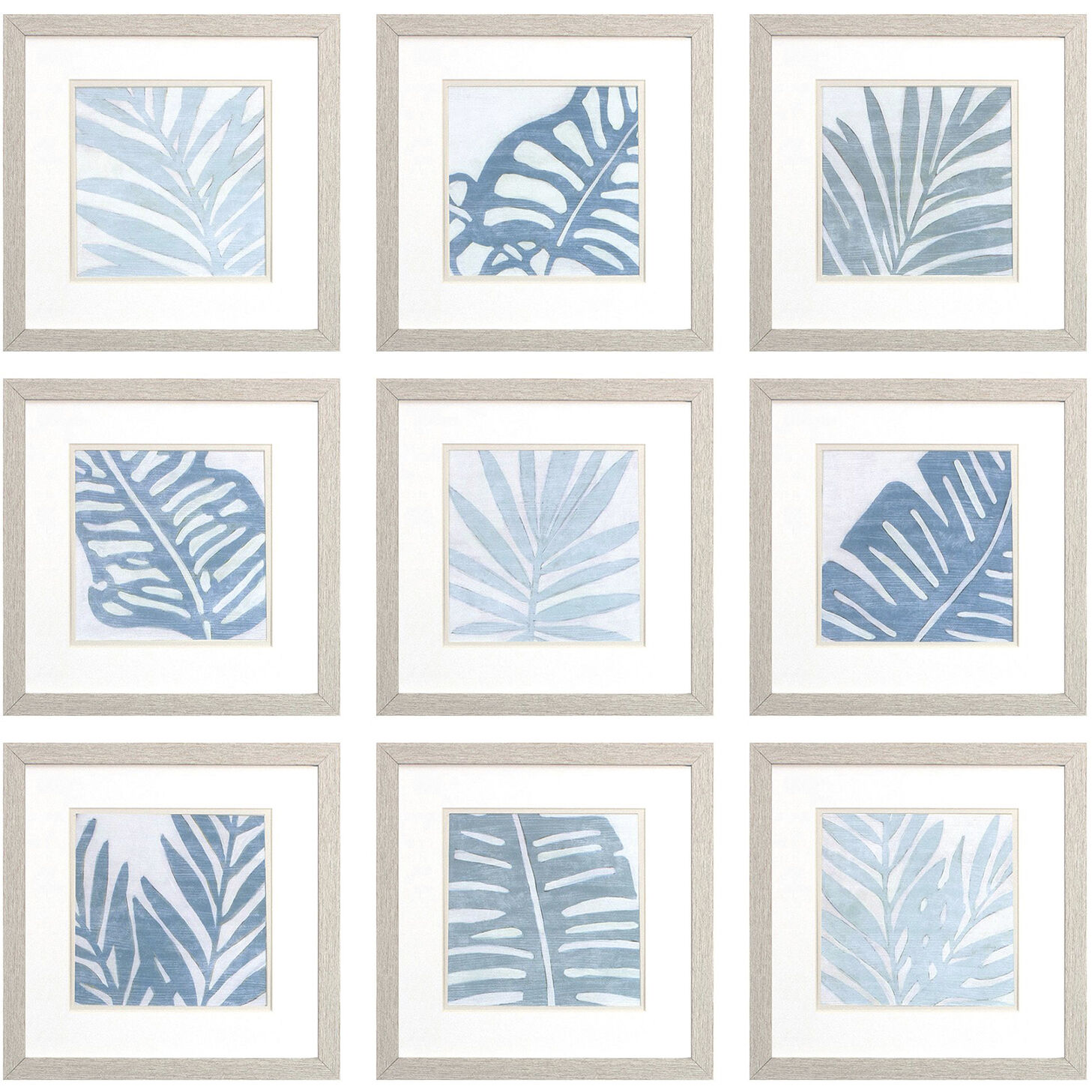 Waterside Blue and Green and Neutral Framed Art, Propac