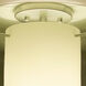Pahu LED 12 inch Satin Nickel Semi-Flush Mount Ceiling Light in Transparent Olive/Opal Glass