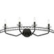 Monroe 4 Light 31 inch Carbon Bath Vanity Wall Light