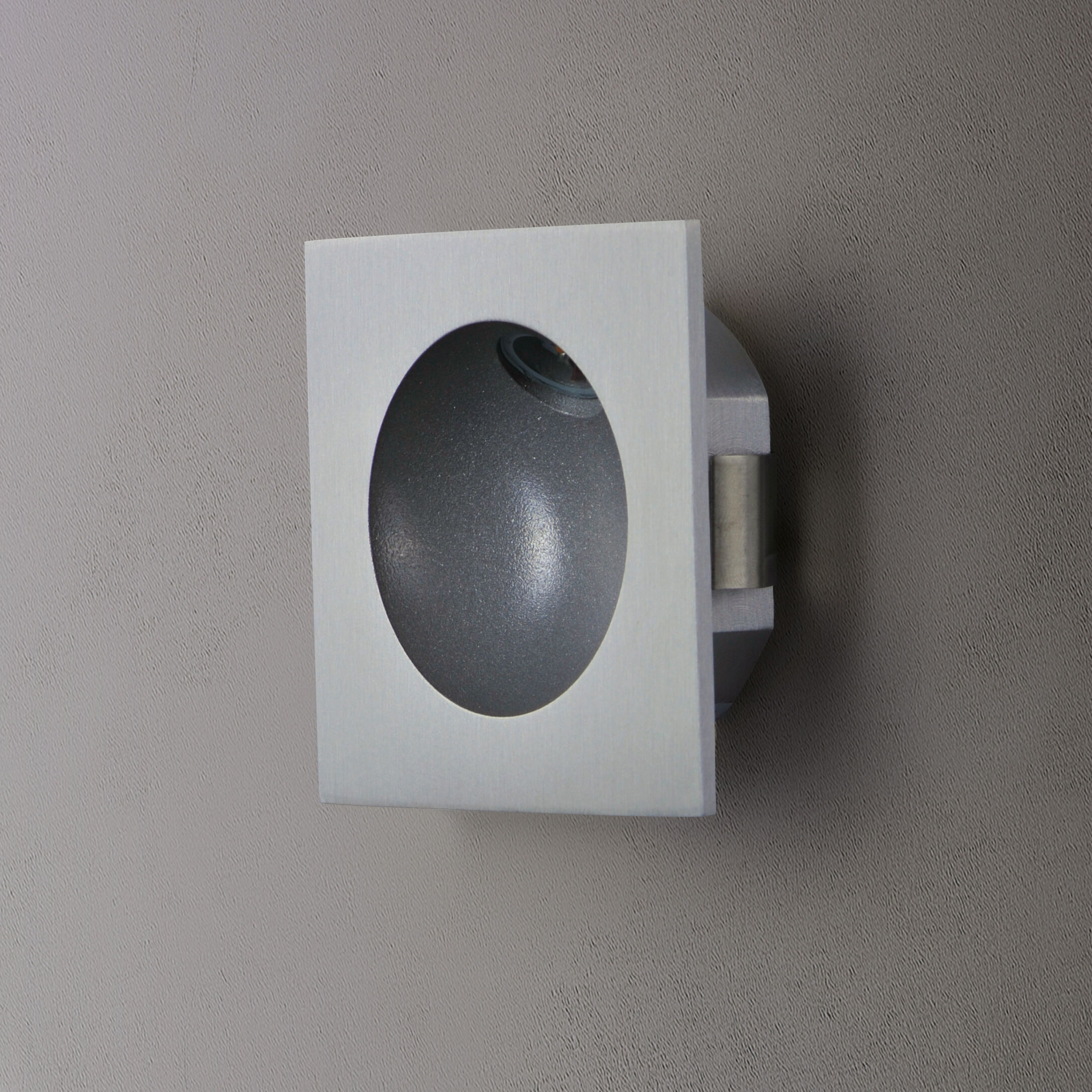 Alumilux Step Light LED 3.25 inch Satin Aluminum Outdoor Wall Sconce