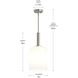 Reines 1 Light 9 inch Brushed Nickel Pendant Ceiling Light