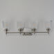 Julip 4 Light 31.75 inch Satin Nickel Bath Vanity Wall Light