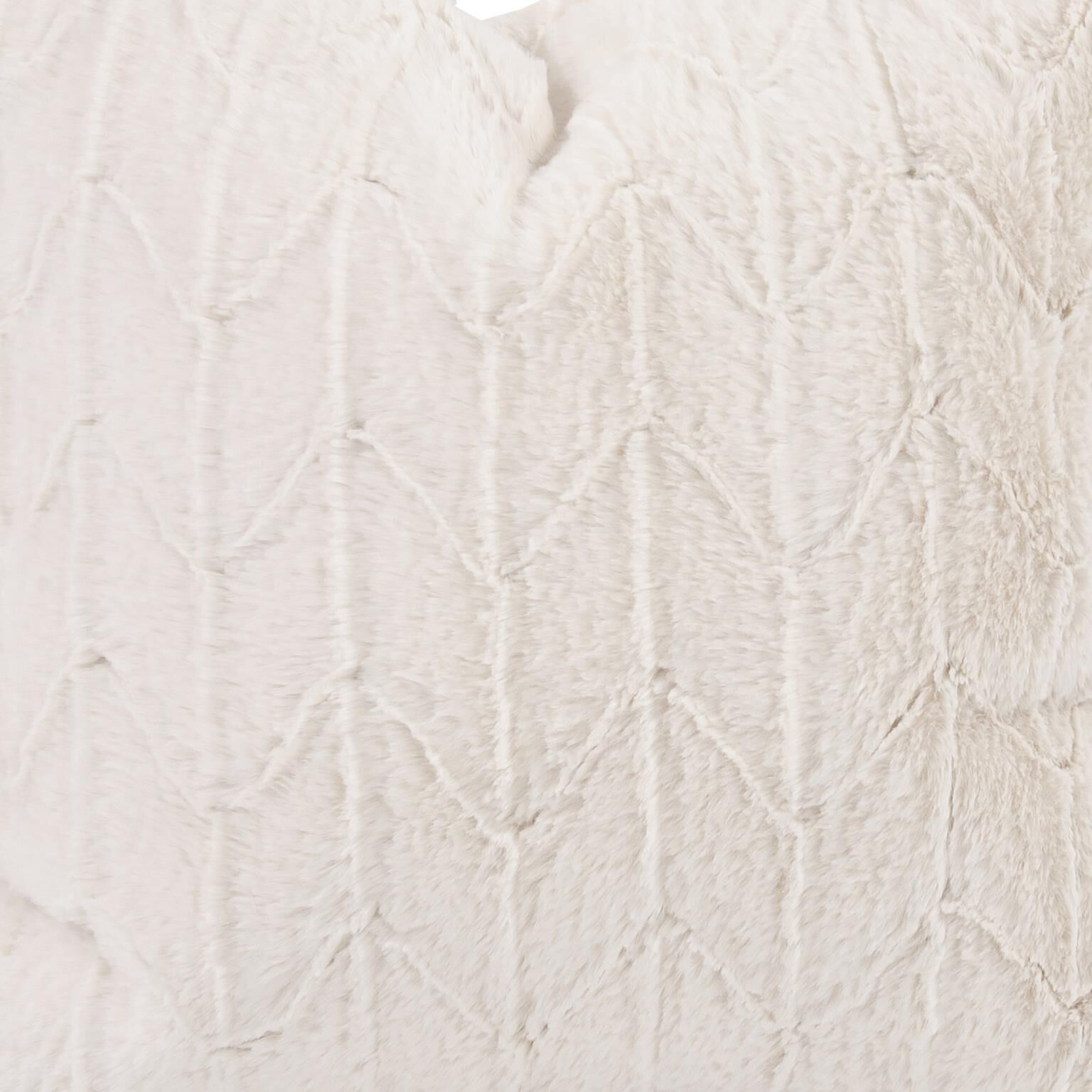 Puff Angora Natural Scroll Chair with Cover