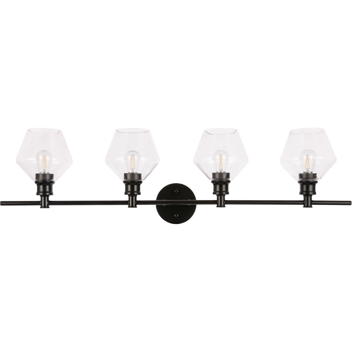 Rochester 4 Light 38 inch Black Wall sconce Wall Light