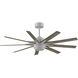 Odyn Custom Matte White Fan Motor, Blades Sold Separately