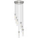 Beau 7 Light 18 inch Brushed Nickel Chandelier Ceiling Light