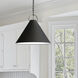 Princeton 1 Light 24 inch Matte Black Pendant Ceiling Light