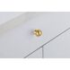 Kadea Brushed Gold Hardware Cabinet Knob, Set of 10