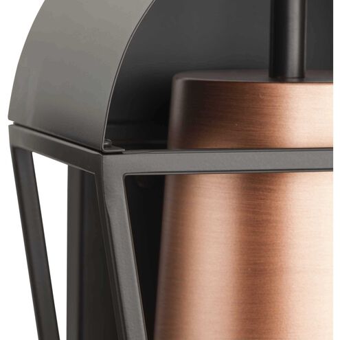 Hutchence 1 Light 12 inch Antique Bronze Outdoor Wall Lantern