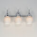 Milk 3 Light 22 inch Polished Chrome Bath Vanity Wall Light