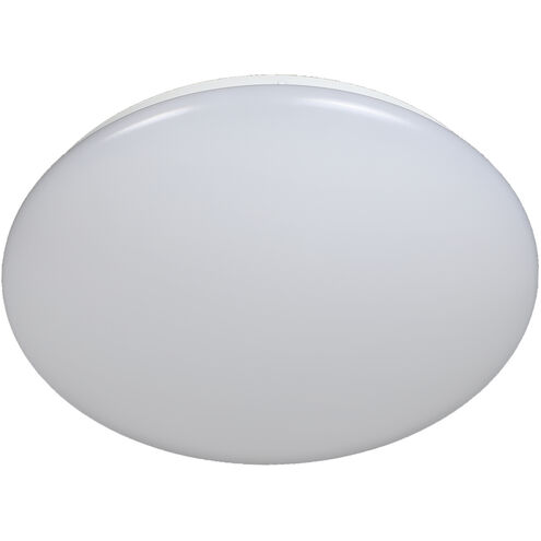 EnviroLite LED 13.75 inch White Puff Flush Mount Ceiling Light