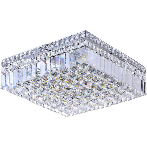Colosseum 5 Light 16 inch Chrome Flush Mount Ceiling Light