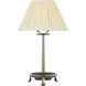 Chapman & Myers Lazlo 14 inch 1.7 watt Pewter Cordless Accent Lamp Portable Light