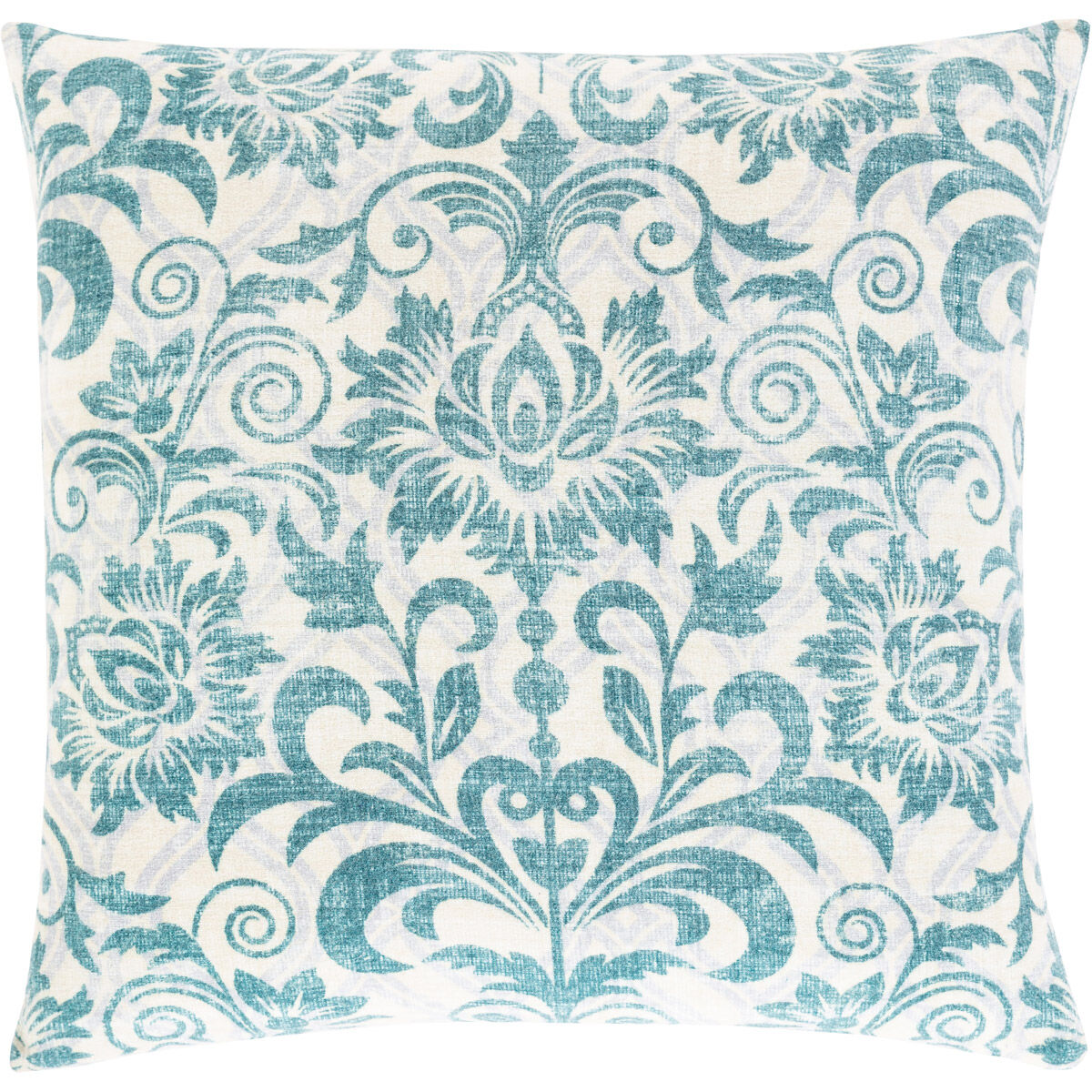 Porcha 20 X 20 inch Khaki/Teal/Light Gray/Beige Pillow Kit, Square