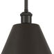 Ballston Cone 1 Light 12 inch Oil Rubbed Bronze Pendant Ceiling Light