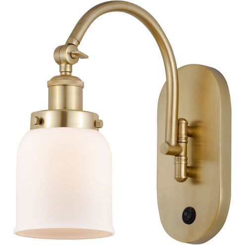 Franklin Restoration Bell 1 Light 5 inch Satin Gold Sconce Wall Light