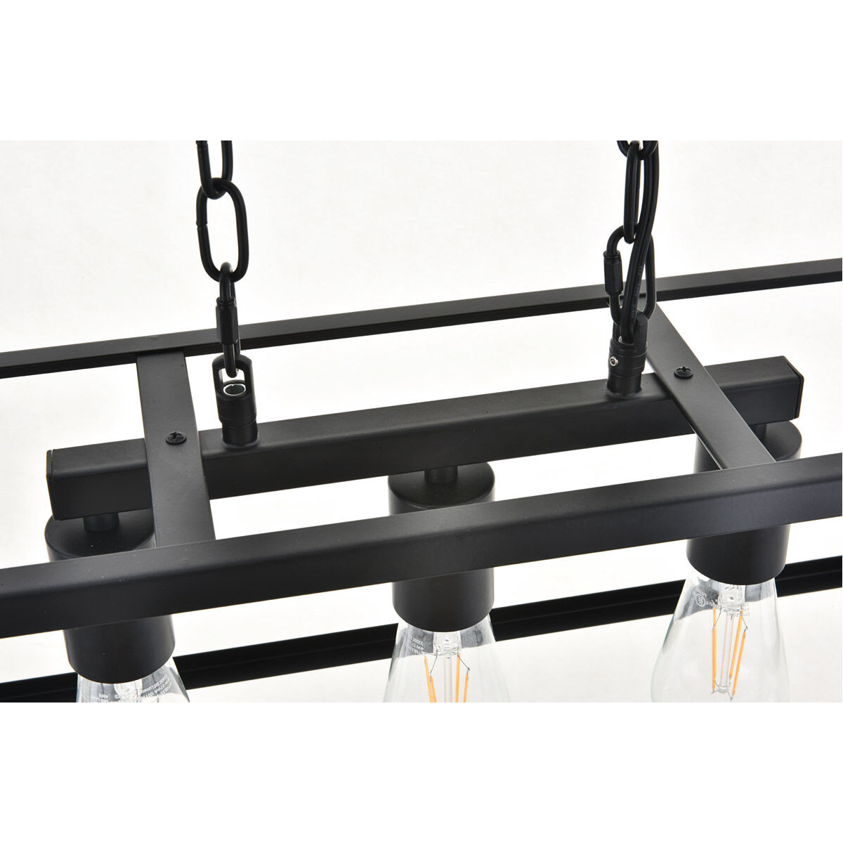 Resolute 3 Light 25 inch Black Pendant Ceiling Light