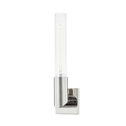 Asher 1 Light 4.5 inch Polished Nickel ADA Wall Sconce Wall Light