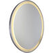 Reflections 29.5 X 23.5 inch Brushed Aluminum Wall Mirror