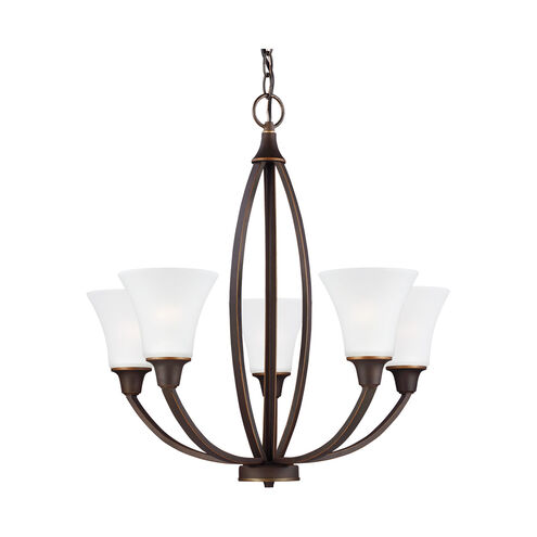 Metcalf 5 Light 26 inch Autumn Bronze Chandelier Ceiling Light