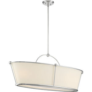 Pulito 6 Light 13 inch Polished Nickel Pendant Ceiling Light