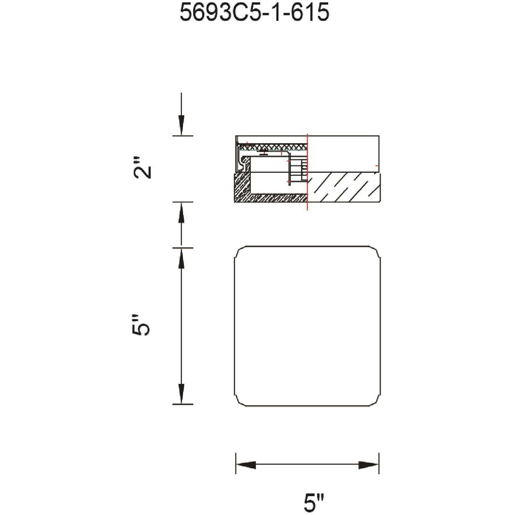 Avoca 1 Light 5 inch Satin Nickel Flush Mount Ceiling Light