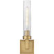 Beau Wall Sconce Wall Light in Rubbed Brass