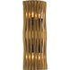 Aven 4 Light 6.75 inch Sand Coal Black and Legacy Brass ADA Wall Sconce Wall Light