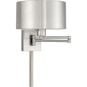 Allison 24 inch 100.00 watt Brushed Nickel Swing Arm Wall Lamp Wall Light