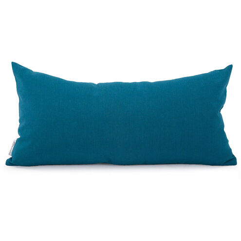 Seascape 22 inch Seascape Turquoise Outdoor Pillow