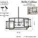 Bella Collina 6 Light 28 inch Coal Pendant Ceiling Light