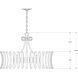 Coquette 8 Light 29.75 inch Antique Brass Chandelier Ceiling Light