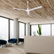 DC 60 inch White Industrial Ceiling Fan