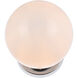 Mimi 1 Light 6 inch Chrome Bath Sconce Wall Light, can be Ceiling Mounted