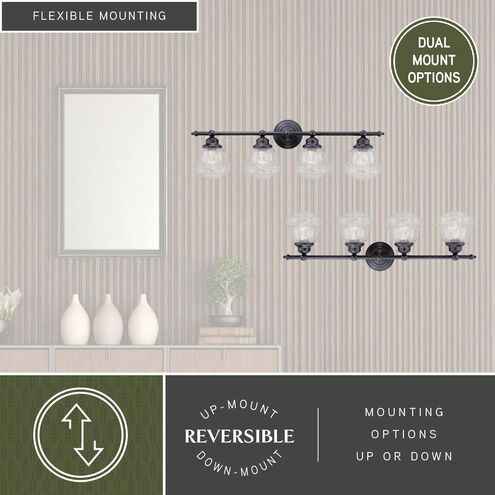 Huntley LED 32 inch Oil Rubbed Bronze Bathroom Light Wall Light