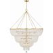 Rylee 24 Light 60 inch Antique Gold Chandelier Ceiling Light