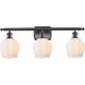 Ballston Norfolk LED 25.75 inch Oil Rubbed Bronze Bath Vanity Light Wall Light in Matte White Glass