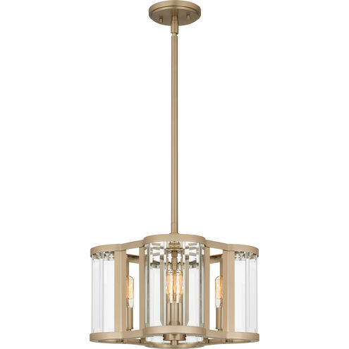 Renee 4 Light 15 inch Bronze Gold Pendant Ceiling Light