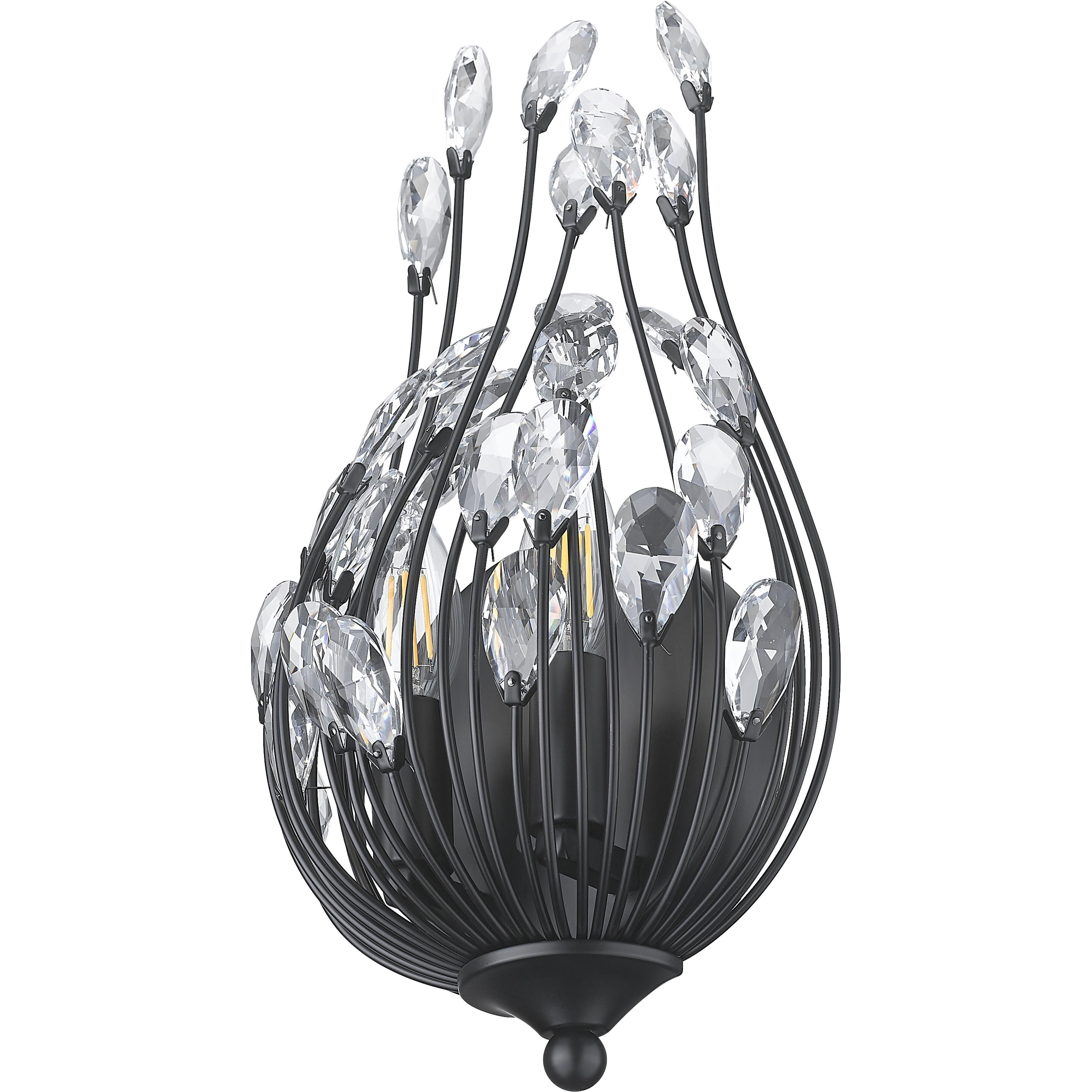 Gabriella Wall Sconce Wall Light in Matte Black