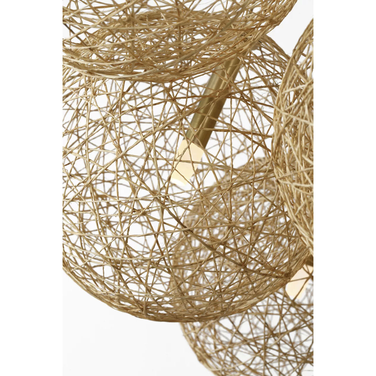 Marie Flanigan Barlow LED 38.75 inch Natural Jute Chandelier Ceiling Light